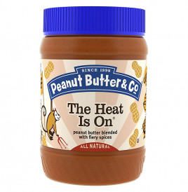 Peanut Butter & Co. The Heat Is On Peanut Butter Blended With Fiery Spices  Plastic Jar  454 grams